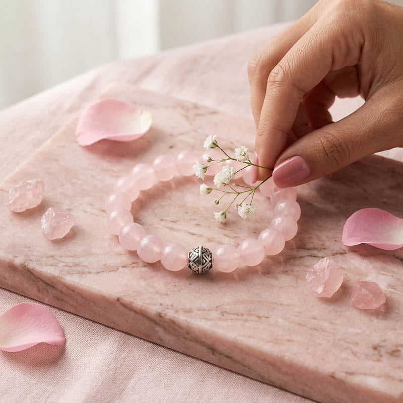 Rose Quartz Healing Bracelet